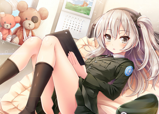 Обои картинки фото аниме, girls und panzer, shimada, arisu