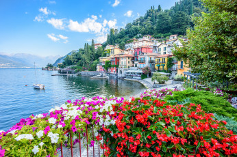 Картинка varenna +italy+on+lake+como города -+пейзажи простор