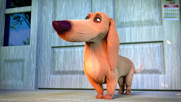 Картинка календари кино +мультфильмы взгляд собака 2018