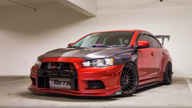 Обои картинки фото автомобили, mitsubishi, lancer, evolution, x