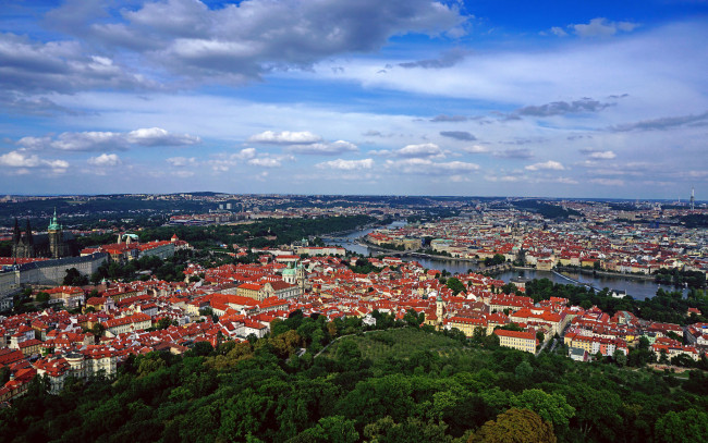 Обои картинки фото prague, города, прага , Чехия, простор
