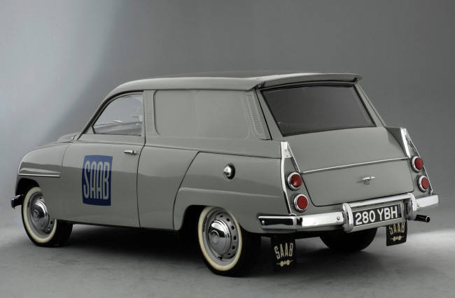 Обои картинки фото saab 95 van 1962, автомобили, saab, 1962, van, 95