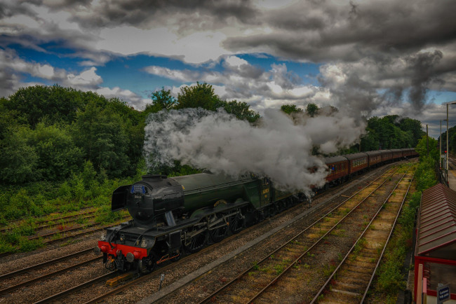 Обои картинки фото техника, паровозы, состав, локомотив