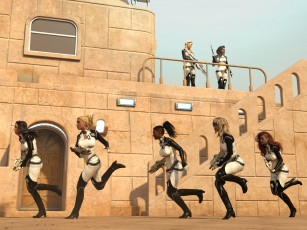 Картинка 3д+графика фантазия+ fantasy фон взгляд девушки