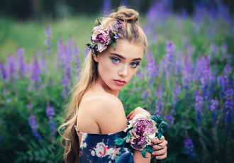 Картинка девушка девушки -unsort+ блондинки +светловолосые модель мария носова