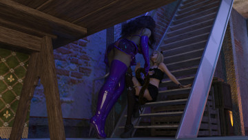 Картинка 3д+графика фантазия+ fantasy фон взгляд девушки