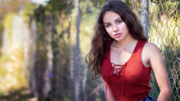 Картинка девушки -unsort+ брюнетки темноволосые karissa красивая девушка