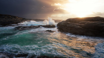 Картинка природа побережье простор