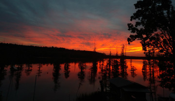 Картинка природа восходы закаты простор