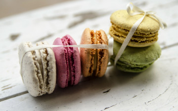 Картинка еда макаруны лакомство печенье