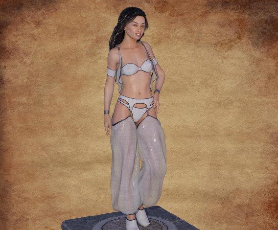 Обои картинки фото 3д графика, люди , people, фон, взгляд, девушка