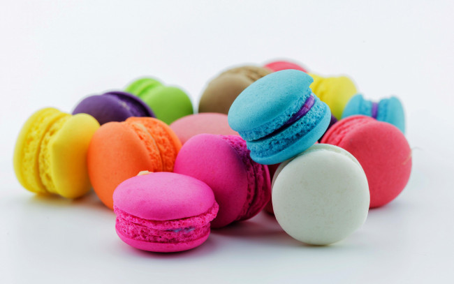 Обои картинки фото еда, макаруны, лакомство, печенье