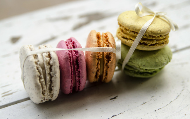 Обои картинки фото еда, макаруны, лакомство, печенье