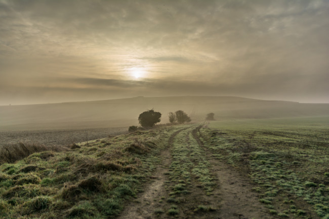 Обои картинки фото природа, восходы, закаты, простор