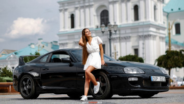 Картинка автомобили -авто+с+девушками toyota supra a80 алина подвительская