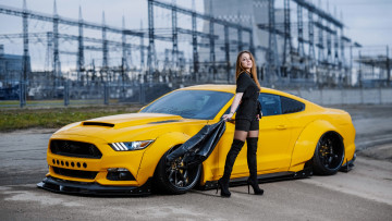 Картинка автомобили -авто+с+девушками юлия самуйло ford mustang legoboost