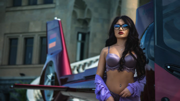 Картинка девушки -unsort+ брюнетки темноволосые красивая девушка