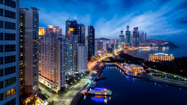 Обои картинки фото города, - панорамы, пусан, южная, корея