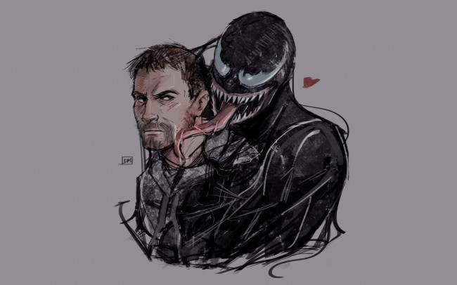 Обои картинки фото рисованное, кино, эдди, брок, веном