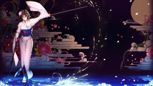 Обои картинки фото аниме, kara no kyokai, граница, пустоты