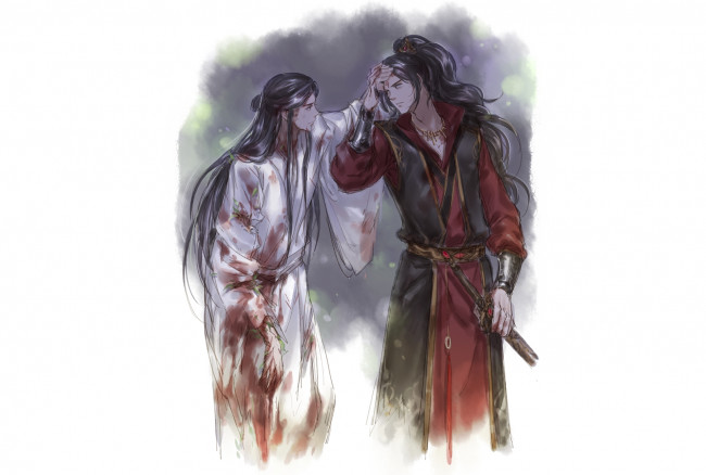 Обои картинки фото аниме, the scum villain’s , self-saving,  system, система, спаси, себя, сам, для, главного, злодея, chuan, shu, zijiu, zhinan, мосян, тунсю