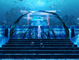 Картинка аниме магия +колдовство +halloween девушка