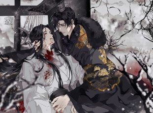 Картинка аниме the+husky+and+his+white+cat+shizun the husky and his white cat shizun