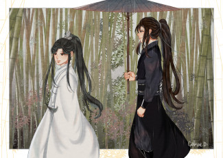 Картинка аниме the+husky+and+his+white+cat+shizun the husky and his white cat shizun