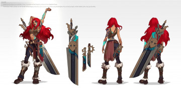 Картинка аниме оружие +техника +технологии девушка