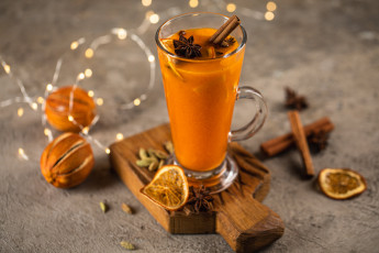 обоя еда, напитки,  коктейль, напиток, корица, специи