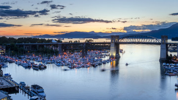 Картинка города ванкувер+ канада пристань остров гранвиль ванкувер albert pego shutterstock