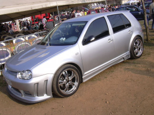 Картинка volkswagen golf автомобили