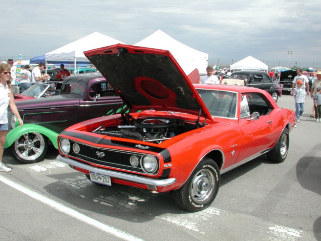 Обои картинки фото chevrolet, camaro, ss, 350, автомобили, выставки, уличные, фото