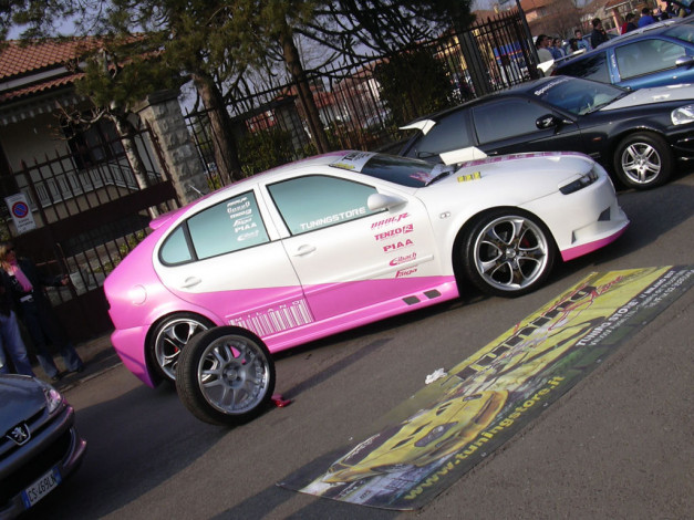 Обои картинки фото seat, leon, tuning, автомобили