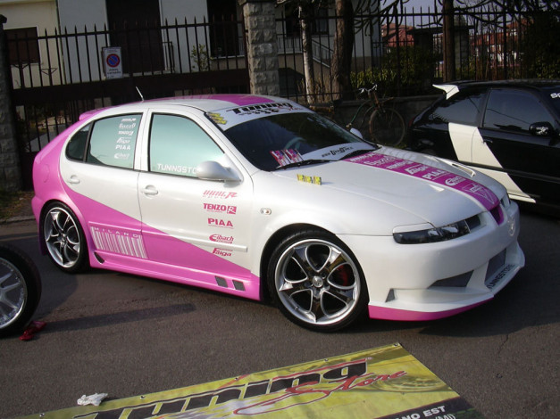 Обои картинки фото seat, leon, tuning, автомобили