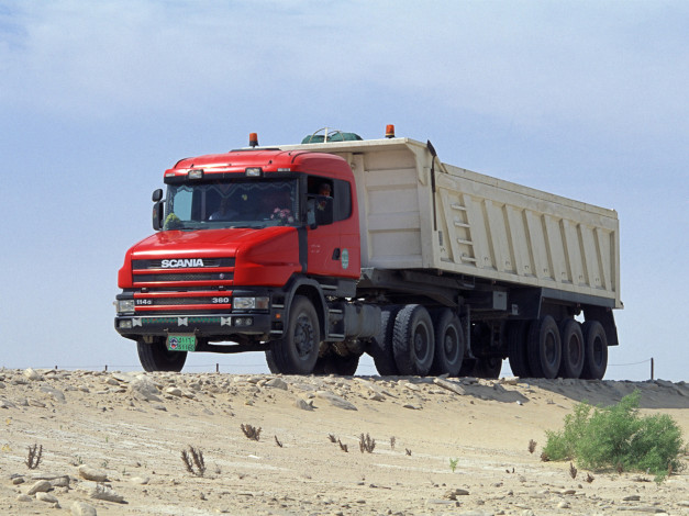 Обои картинки фото 1998, scania, t114, 6x4, автомобили