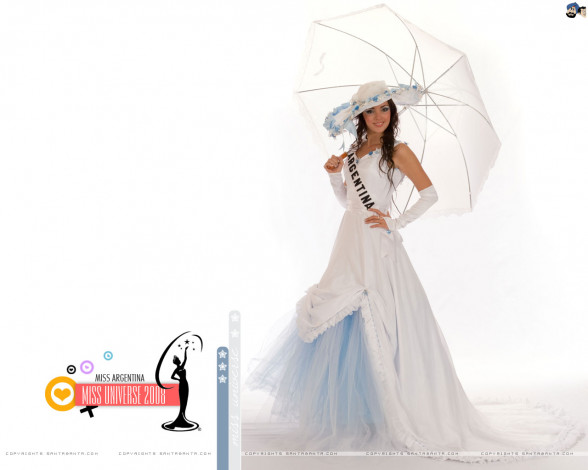 Обои картинки фото MISS UNIVERSE 2008, девушки, maria silvana belli