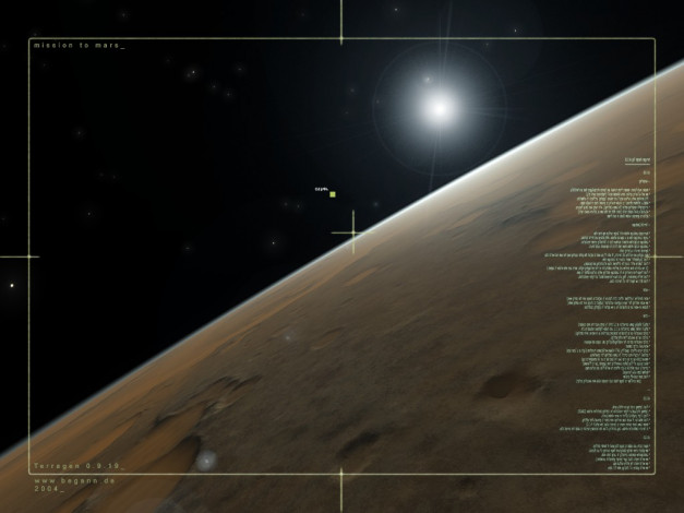 Обои картинки фото космос, марс