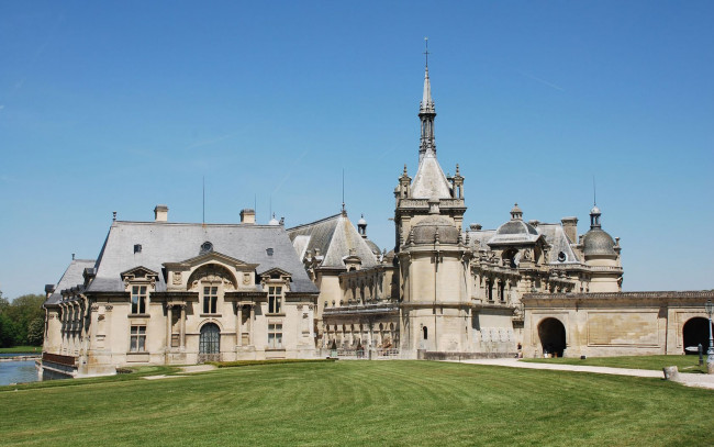 Обои картинки фото chantilly, france, города, замки, луары, франция