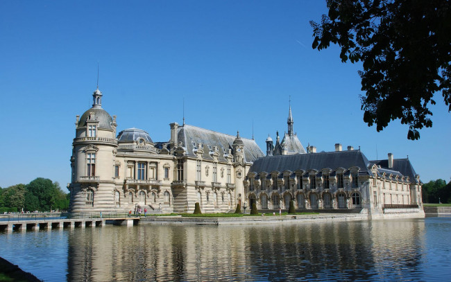 Обои картинки фото chantilly, france, города, замки, луары, франция