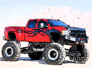 Картинка автомобили рисованные