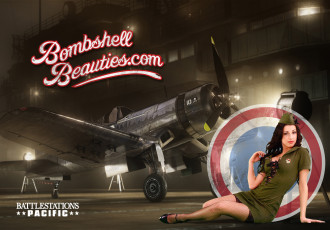 Картинка eidos battlestations pacific pin up girls видео игры