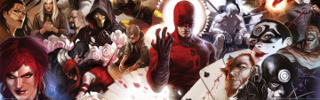 Картинка daredevil 500 artwork рисованные комиксы