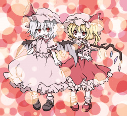 Картинка аниме touhou ремилия скарлет фландр
