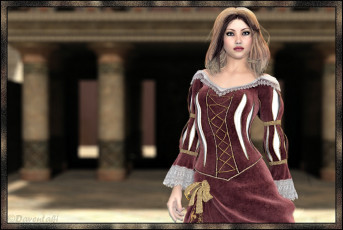 Картинка 3д графика people люди девушка