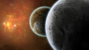 Картинка космос арт планеты