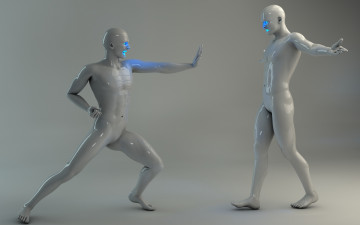 Картинка 3д графика creatures существа