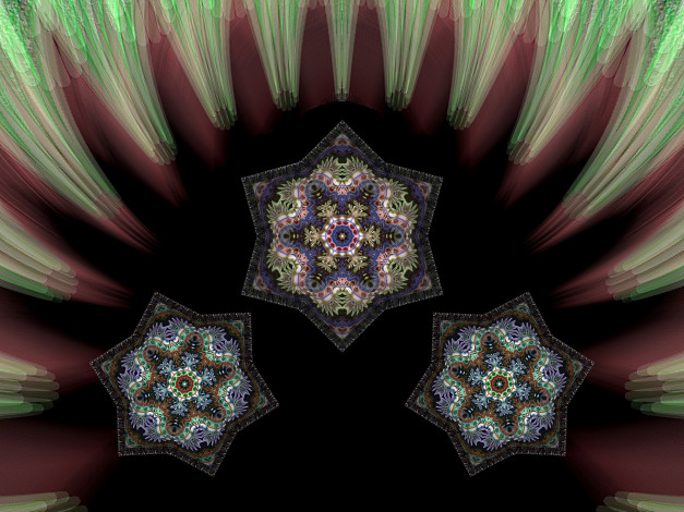 Обои картинки фото 3д, графика, fractal, фракталы, узор, цвета
