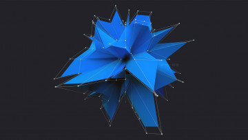 Картинка 3д графика abstract абстракции линии фон