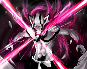 Картинка аниме bleach лучи блич пустой куросаки парень ичиго